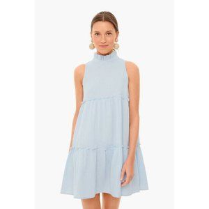 Tuckernuck | Pomander Place Light Blue Lightweight Gauze Morgan Dress Ruffle L